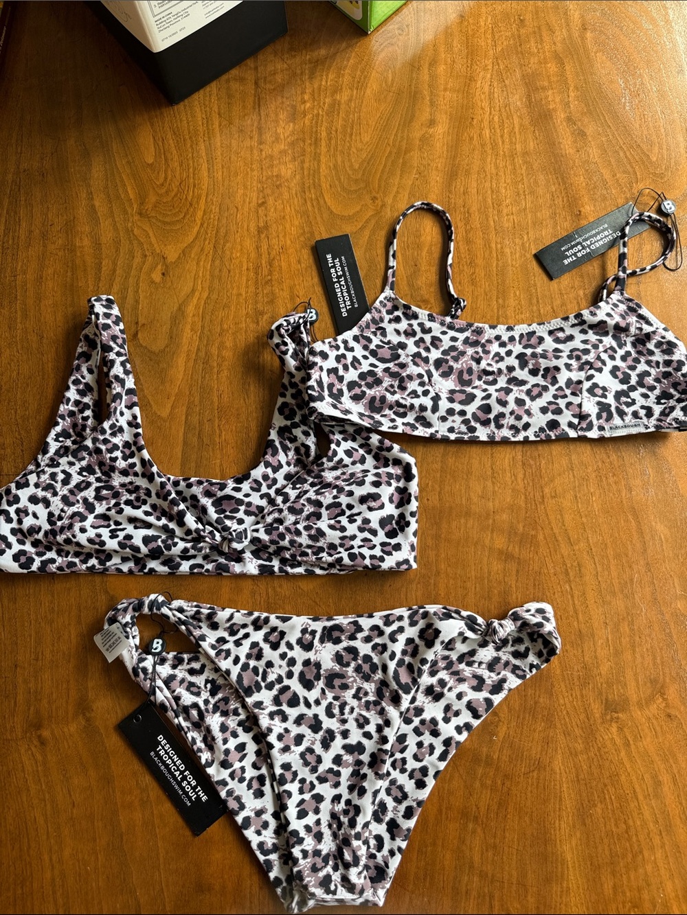 BLACKBOUGH Women's Leopard Print MIX-n-match Bikini Set. MEDIUM. NWT